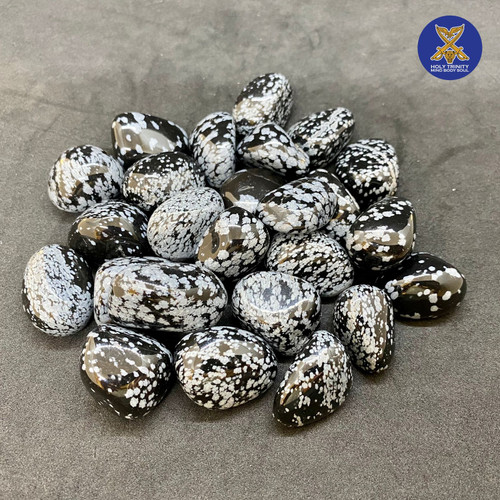 Snowflake Obsidian Tumbled Stone