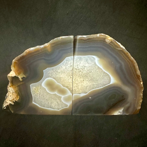 Agate Crystal Bookends #1.67