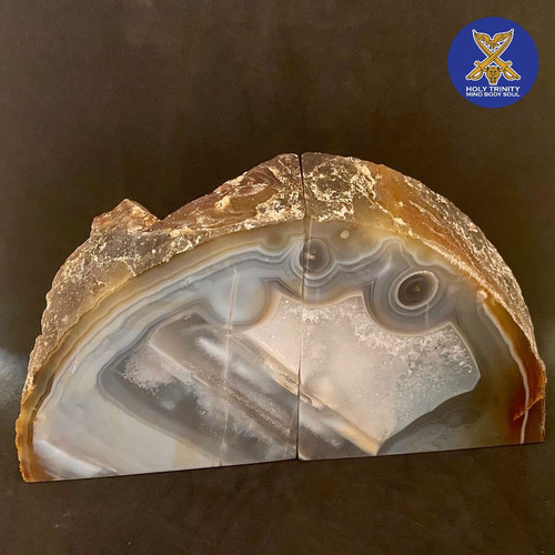 Agate Bookends-1.70 Agate Bookends-1.70