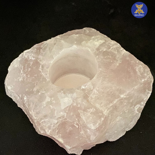 Rose Quartz Tealight Candle Holder-1.2