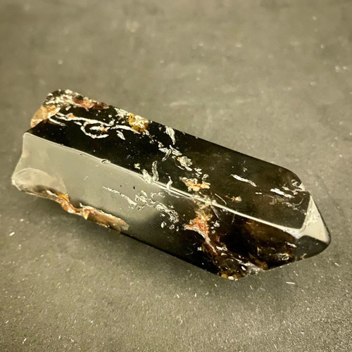 Smoky Quartz with Red Hematite Point-1.2