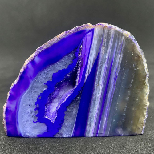 Agate Base Cut Geode Crystal-52.50 Agate Base Cut Geode Crystal-52.50