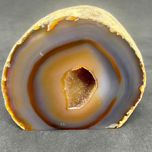 Agate Base Cut Geode Crystal-52.60