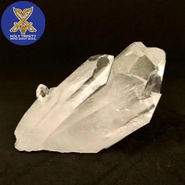 Holy Trinity Mind Body Soul Clear Quartz Cluster-1 