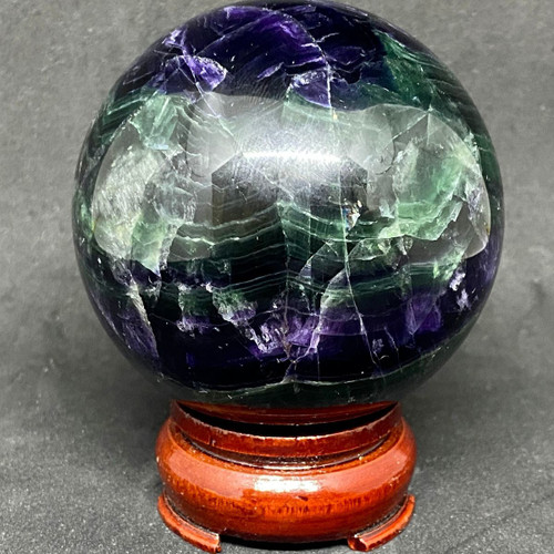 Fluorite Sphere (With Stand)-1.6