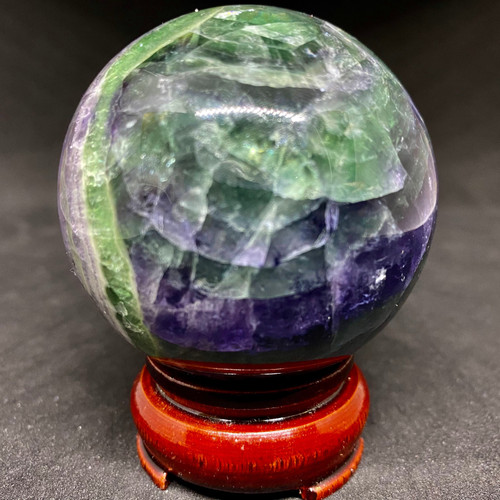 Fluorite Sphere (With Stand)-1.8