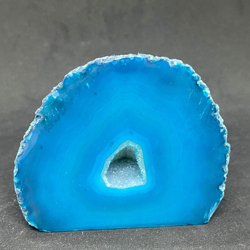 Agate Base Cut Geode Crystal 5.8cm Tall Unique Shape Healing Crystal Gift & Decor