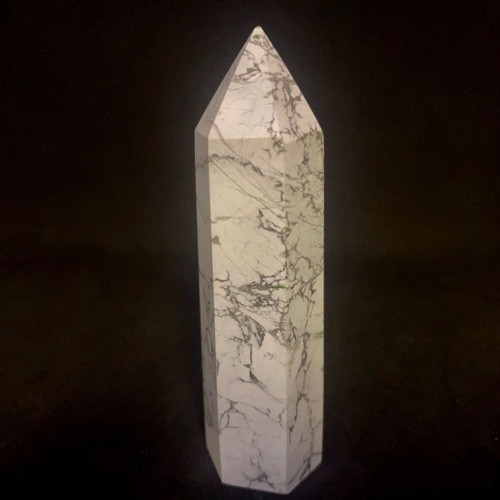 Howlite Crystal Generator Point-1.8