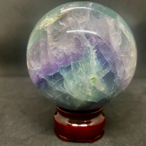 Fluorite Sphere (With Stand)-1.15