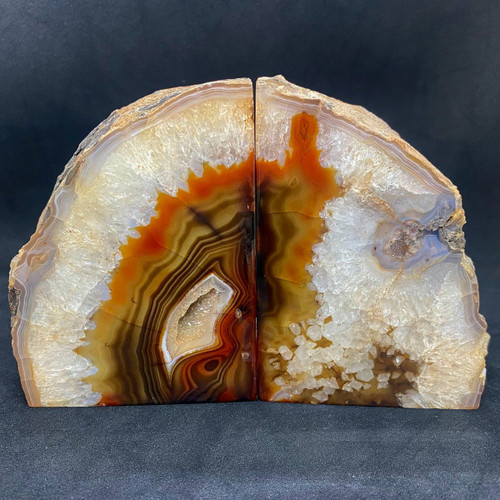 Agate Bookends-3.3 Agate Bookends-3.3