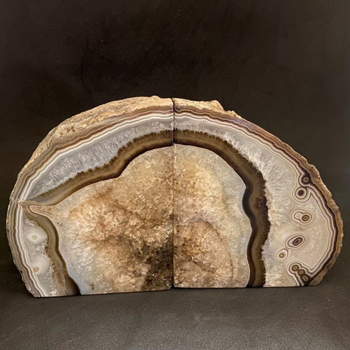 Agate Bookends-3.13