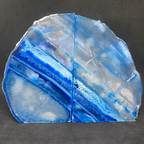 Agate Crystal Bookends-3.37 Agate Crystal Bookends-3.37