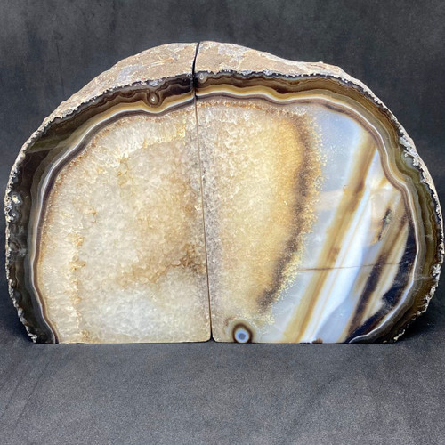 Agate Crystal Bookends #3.50