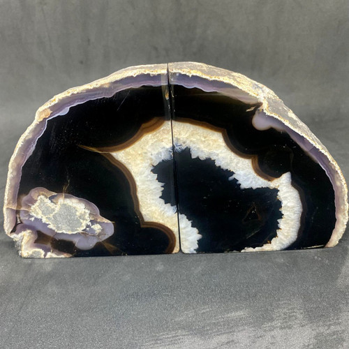 Agate Crystal Bookends #3.54
