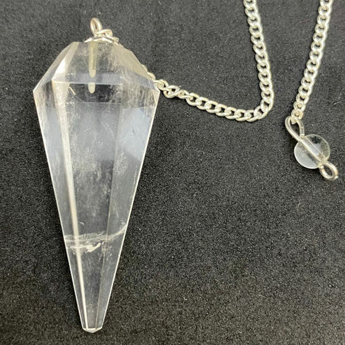 Clear Quartz Crystal Pendulum #1.1