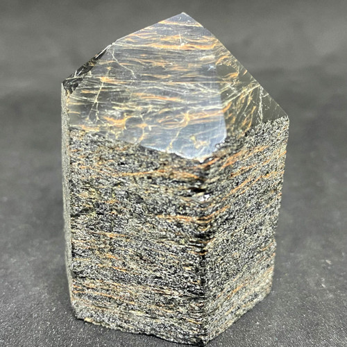 Black Tourmaline with Red Hematite-1.9 Black Tourmaline with Red Hematite-1.9