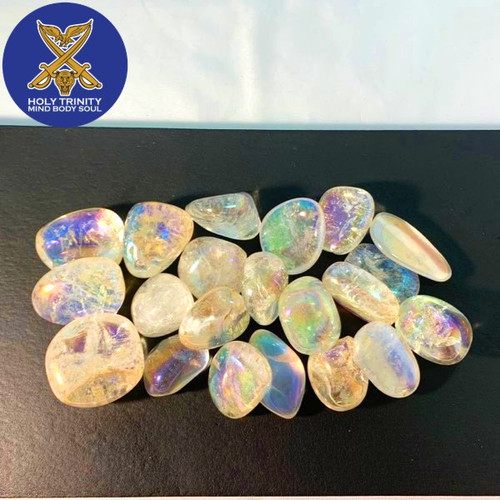 Angel Opal Aura Tumbled Stone