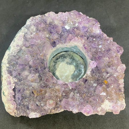 Amethyst Tea Light Candle Holder