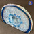 Blue Agate Base Cut Geode Crystal 11cm Tall Perfect for Home or Office Decor & Gift