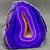 Purple Agate Base Cut Geode Crystal-52.58