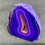 Purple Agate Base Cut Geode Crystal-52.58