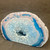 Agate Base Cut Geode Crystal -53.4