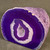 Agate Base Cut Geodes-50.85 | Purple Geode Crystal |Perfect for Home or Office Decor & Gift