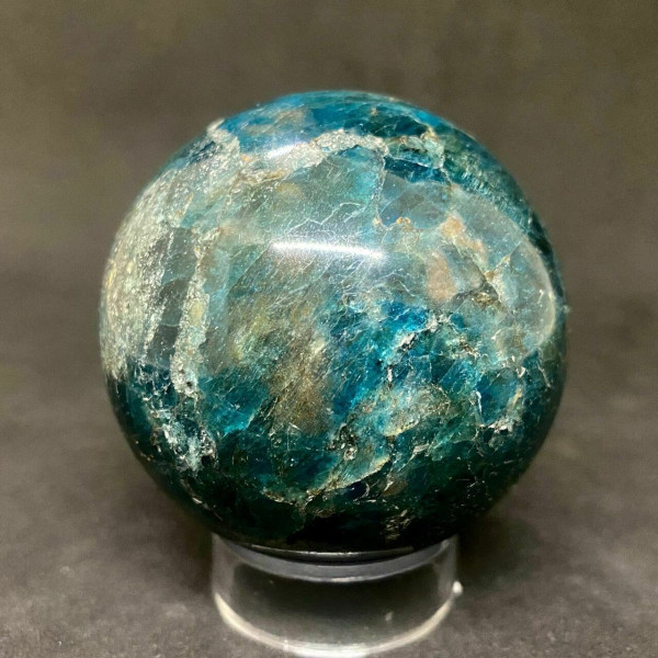 Apatite Sphere Blue ( With Stand )-1.5