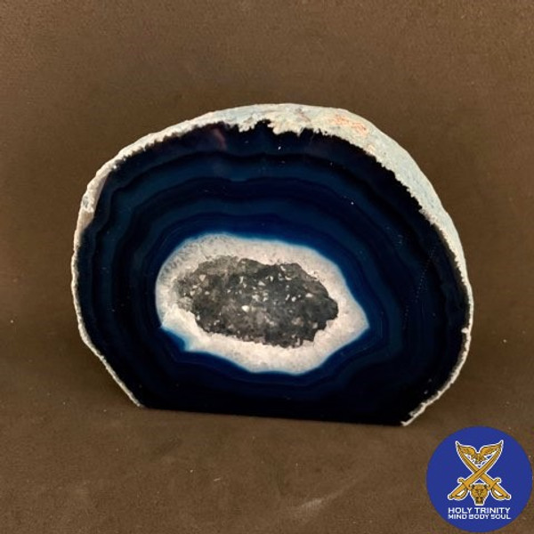Agate Base Cut Geodes-50.91 |Geode Crystal |Perfect for Home or Office Decor & Gift