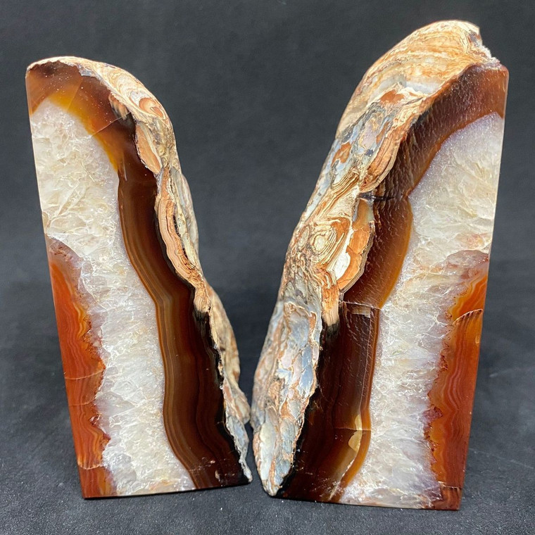 agate bookends