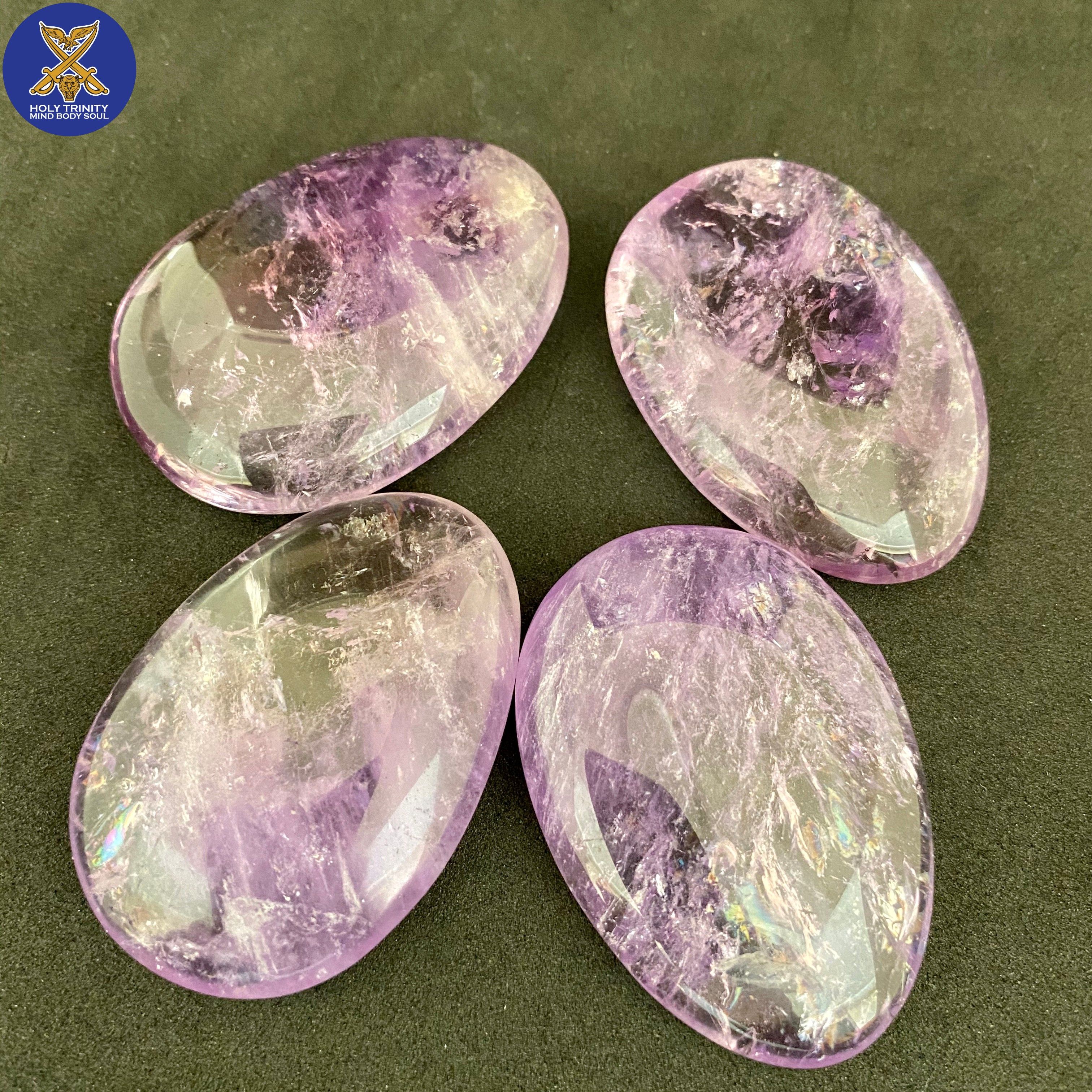 Amethyst Worry Stone