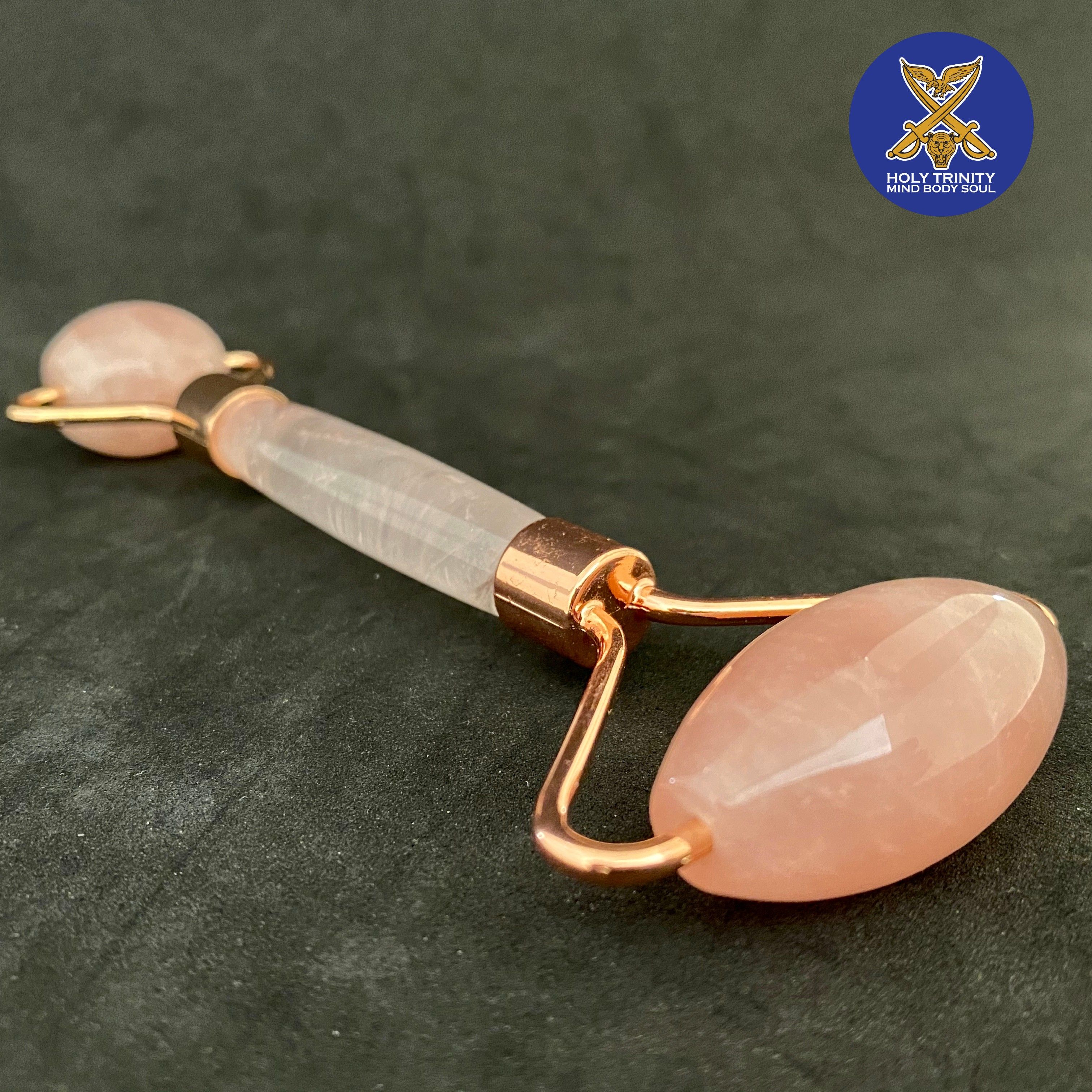 Rose Quartz Double-Sided Facial Roller