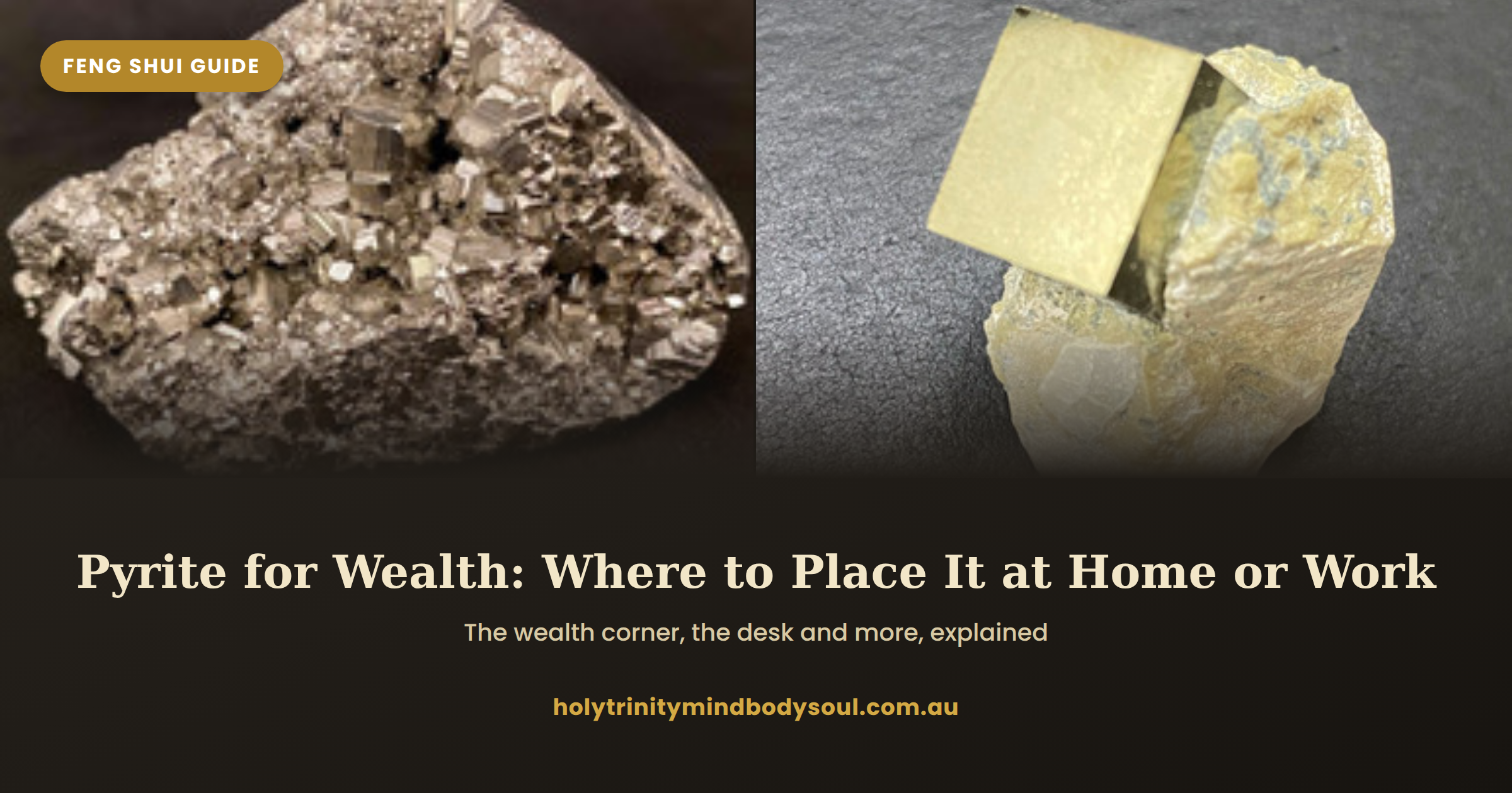 Pyrite for Wealth: A Feng Shui Guide to Placing It at Home or Work
