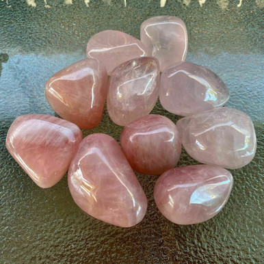 Rose Quartz Tumbled Stone Extra Large