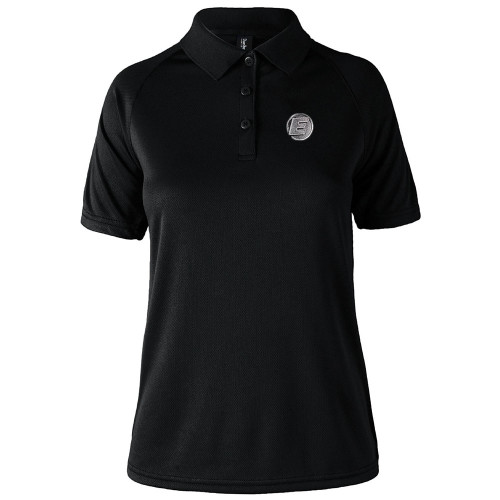 Women's Black Polo