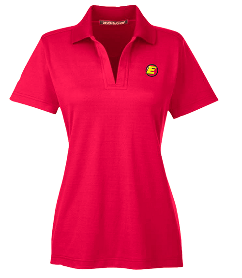 Women's Red Polo