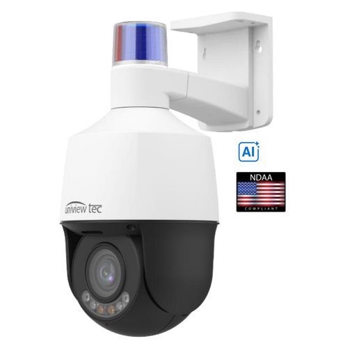 Uniview Tec IPCSDC55X 5MP, IR, 5x, Active Deterrence PTZ Dome Camera