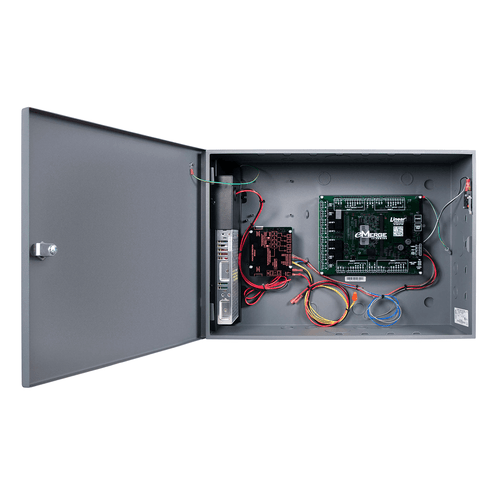 Linear 620-100153P ES-4MP e3 Essential Plus 4-Door Access Control with Power Distribution Cabinet