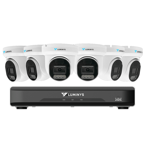 Luminys K56-8L1A2 8 Channel 5MP LumiLuxLite IP Kit