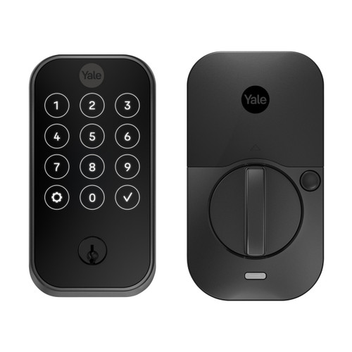 Yale YRD624-ZW3-BSP Yale Pro 2 Touchscreen with Z-Wave (ZW3) in Black Suede