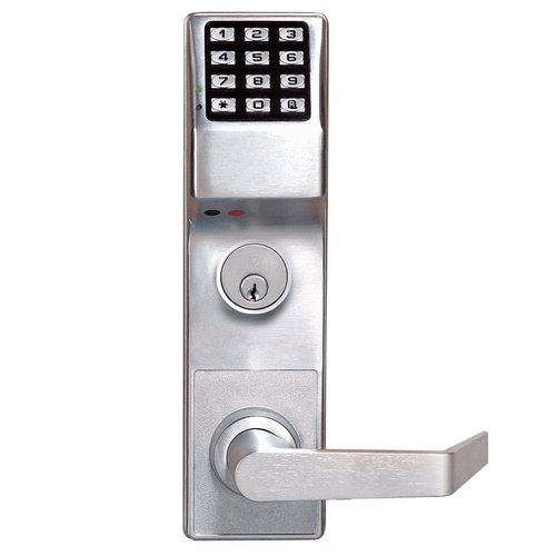 Alarm Lock ETDLNS1G/26DV99 Trilogy T3 Exit Trim V99, Satin Chrome