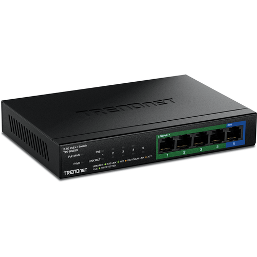 TRENDnet TPE-BG350 5-Port 2.5G PoE++ Unmanaged Switch