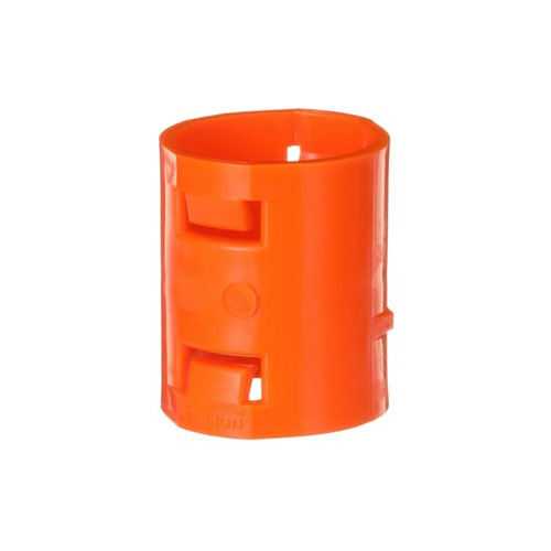 Carlon A340F 1in Coupling Plenum, Orange, 50 Pack