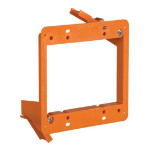 ABB SC200RR Two Gang Non-Metallic Low Voltage Old Work Bracket, Orange