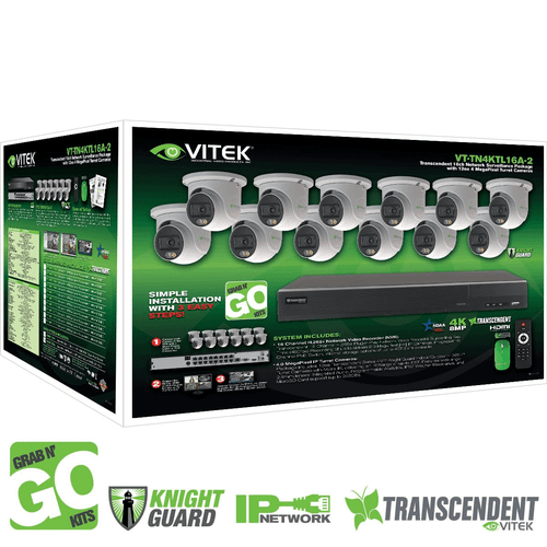 Vitek VT-TN4KTL1616TA-2 16CH 4MP IP Surveillance Package