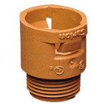 Carlon SCA243F Resi-Gard Non-Metallic Q.C. Threaded Adapter, Orange