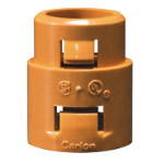Carlon SCA253F 1in Riser-Gard Non-Metallic Snap-In Adapter, Orange