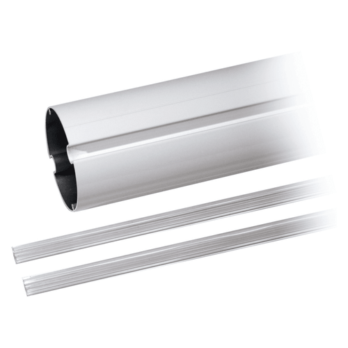 CAME 001G06000 White Painted Tubular Aluminum Boom, 6m