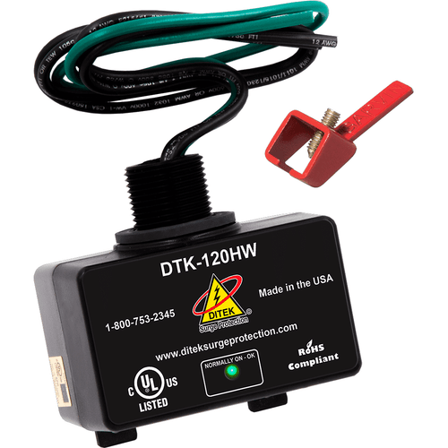 Ditek DTK-120HWLOK 120VAC Surge Protective Device with Lockout Kit