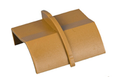 D-Line US/CP22QSP-5PK Stainable Wood Effect 1/4 Round Clip Connector, 5 Pack